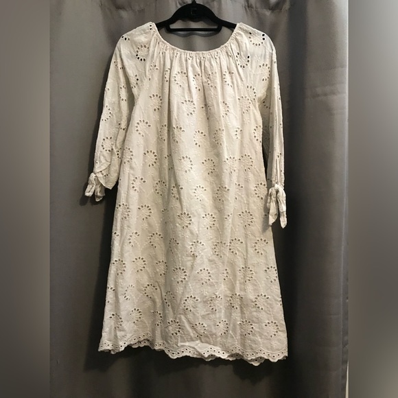 White midi crochet dress size s - Picture 3 of 3